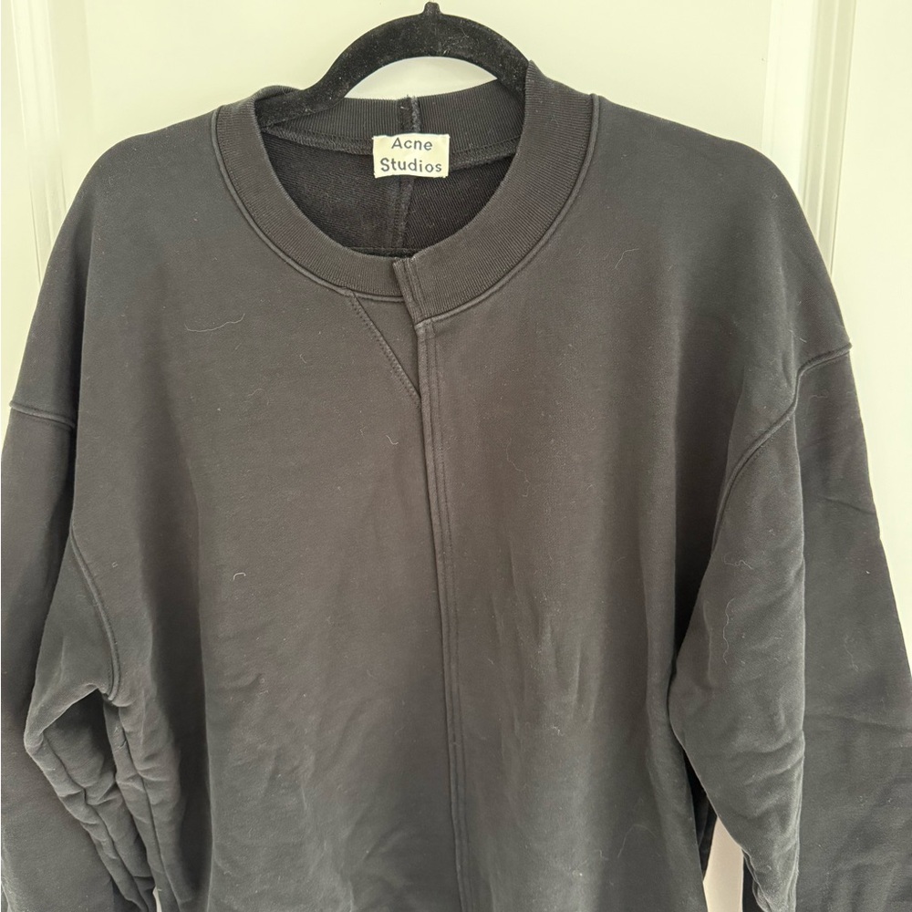 Acne Studios Men's Charcoal Crewneck Sweater